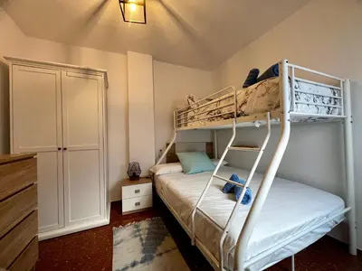 Cama o camas de una habitación en Amplio apartamento familiar con parking privado en pleno centro de Córdoba