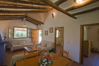 Zona de estar de Villa La Clavelina Rocabella
