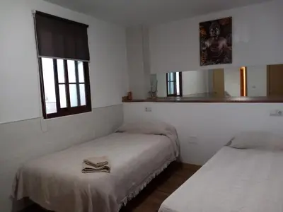 Cama o camas de una habitación en Corazón de Andalucía
