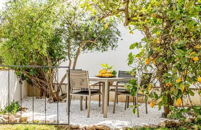 Jardín al aire libre en Finca El Limonar