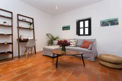 Zona de estar de Corral del Conde