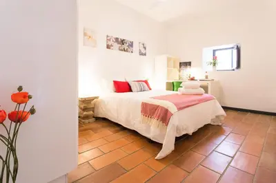 Cama o camas de una habitación en Corral del Conde