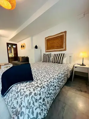 Cama o camas de una habitación en Casa Qurtuba