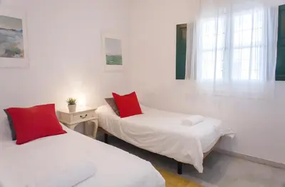 Cama o camas de una habitación en Archeros Skyview