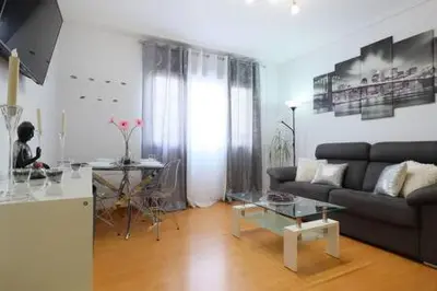 Una televisión o centro de entretenimiento en Apartamento con encanto en Córdoba