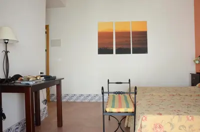 Cama o camas de una habitación en Hotel Rural Casas de Don Adame