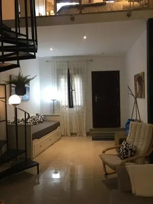 Zona de estar de Casa Cueva Un Rincón en la Roca