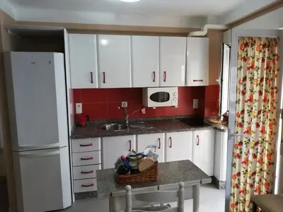 Una cocina o zona de cocina en Apartamento centro