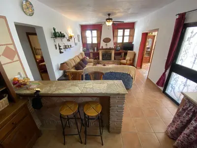 Zona de estar de Casa el saladillo