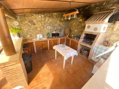 Una cocina o zona de cocina en Casa el saladillo