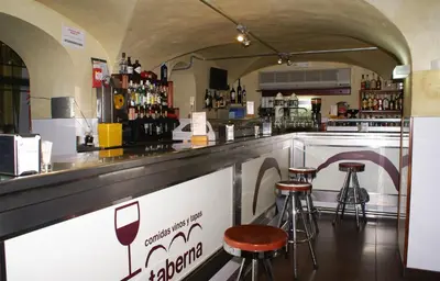 El salón o zona de bar de Hotel Gema