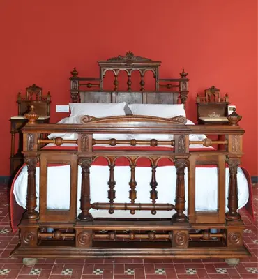 Cama o camas de una habitación en Inés Casa Rural