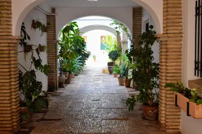 Jardín al aire libre en El Patio De La Aljama