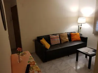 Zona de estar de Sevilla Nervión piso con Patio