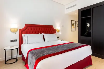 Cama o camas de una habitación en Eurostars Azahar