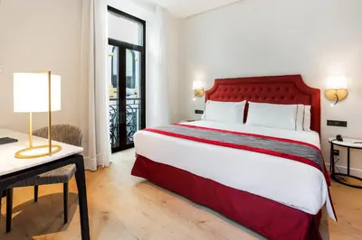 Cama o camas de una habitación en Eurostars Azahar