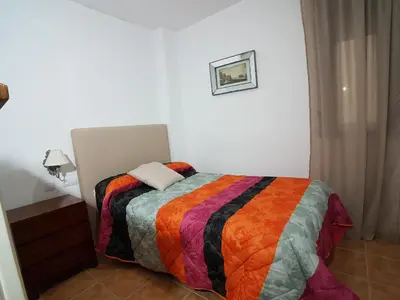 Cama o camas de una habitación en Hostal Mesón La Era