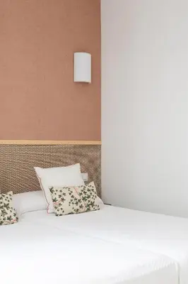 Cama o camas de una habitación en La Francesa Alameda