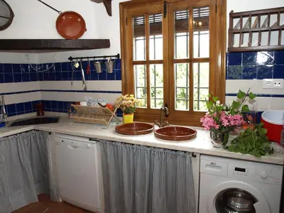 Una cocina o zona de cocina en Huerta el Fontanarillo