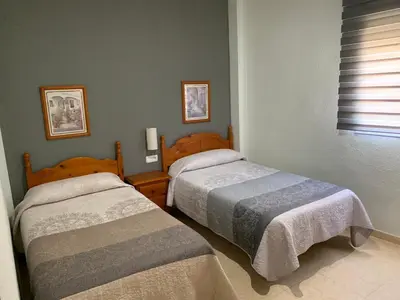 Cama o camas de una habitación en Hotel-Restaurante la Loma