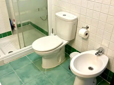 Un baño de Suite El Alcázar
