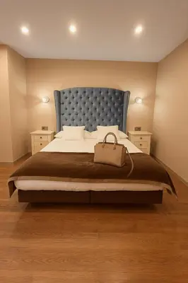 Cama o camas de una habitación en Hotel Palace Sevilla