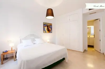 Cama o camas de una habitación en Conde de Ibarra