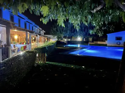 Piscina en o cerca de Vistaluque - Casa Adosada de 3 habitaciones con Piscina y Pista de Padel