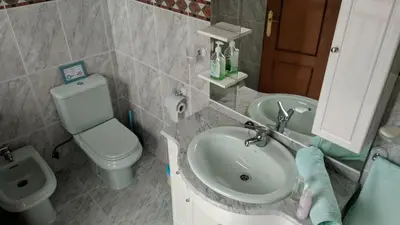 Un baño de Casa Rural Los Baños