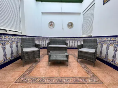 Zona de estar de Hotel Chamizo