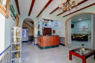 Una cocina o zona de cocina en Hotel Chamizo