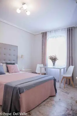 Cama o camas de una habitación en Los patios “ El Carmen”