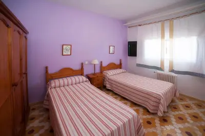 Cama o camas de una habitación en Cortijo de Frías