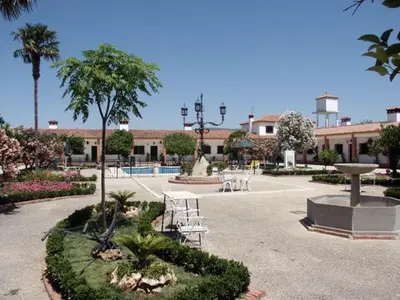 Jardín al aire libre en Cortijo de Frías