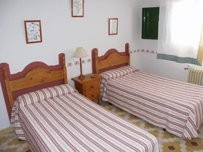 Cama o camas de una habitación en Cortijo de Frías