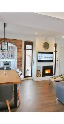 Una cocina o zona de cocina en La Baranda de Priego
