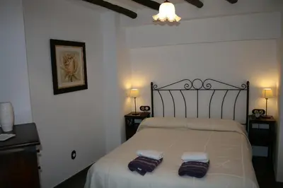 Cama o camas de una habitación en Casa Rural Villalta