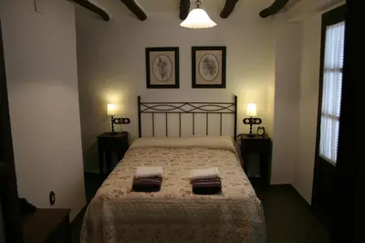Cama o camas de una habitación en Casa Rural Villalta