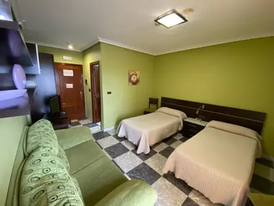 Cama o camas de una habitación en Hotel godisa