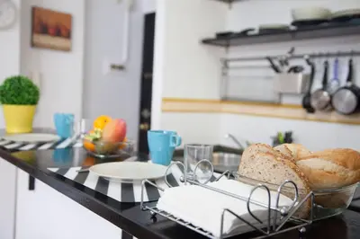 Una cocina o zona de cocina en Acogedor apartamento centro Castellar alto