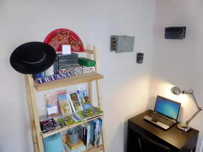 Biblioteca en el apartamento