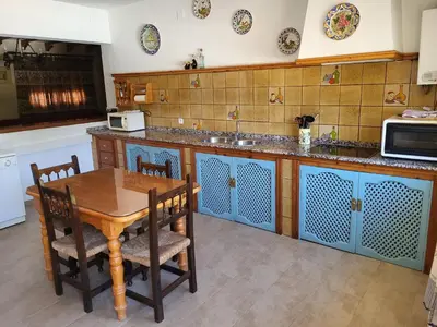 Una cocina o zona de cocina en Riocorvo