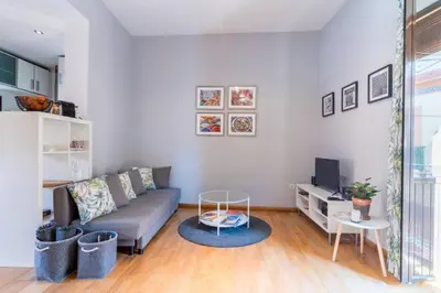 Zona de estar de Apartamento Deluxe Terrace. Alameda