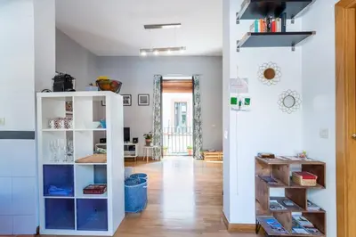 Una cocina o zona de cocina en Apartamento Deluxe Terrace. Alameda