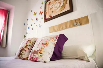 Cama o camas de una habitación en Casa singular y con encanto