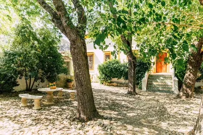 Jardín al aire libre en Cortijo Abril