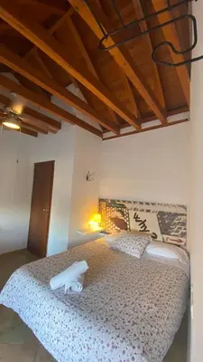 Cama o camas de una habitación en Casa La Espartería de la Corredera