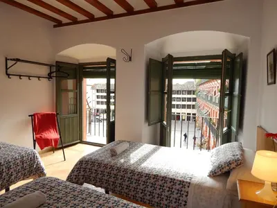 Cama o camas de una habitación en Casa La Espartería de la Corredera