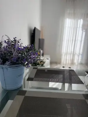 Una televisión o centro de entretenimiento en Apartamento Vega