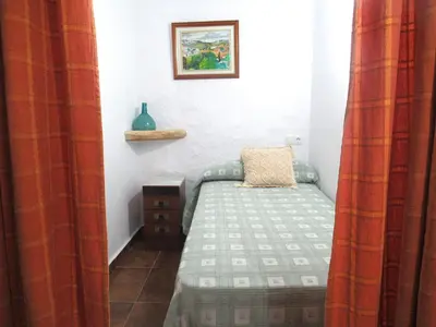Cama o camas de una habitación en Casa Rural Dolores